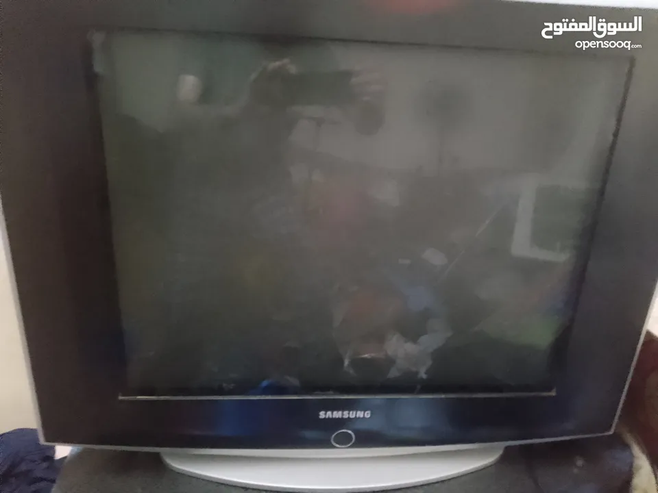 تلفزيون سامسونج 32 بوصه للبيع مع رسيفر جي جارد