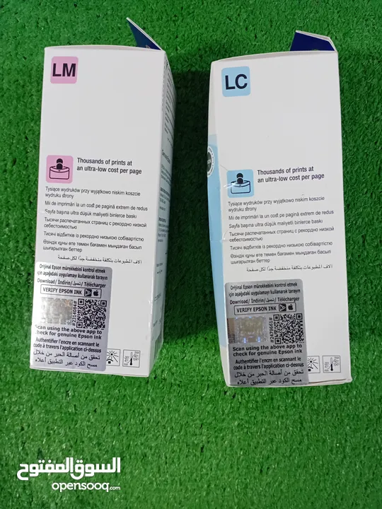 حبر ابسون epson 664(4 لون) تاريخ جديد   حبر 108 lc و lm ابسون اصلي السعر  للحبتين 30 د العدد محدود
