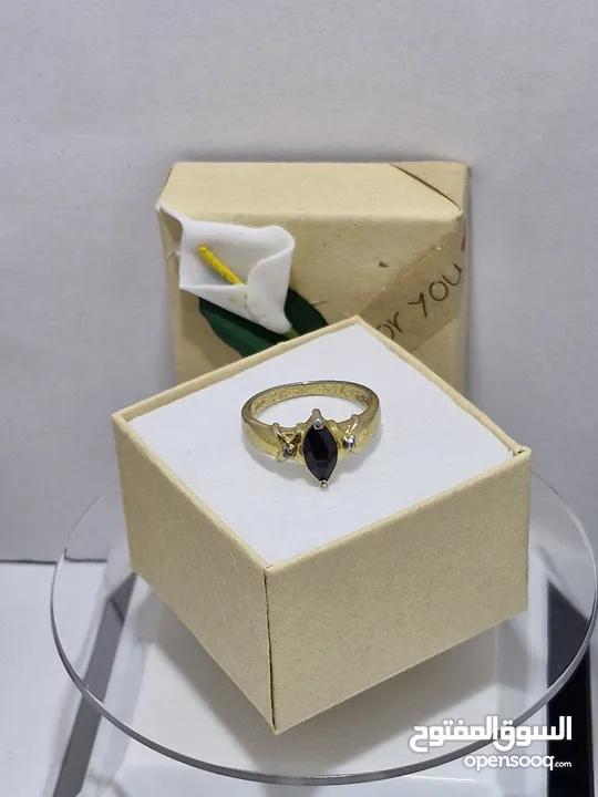 خواتم فضة 925 مع احجار كريمه مميزة