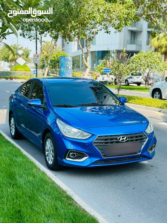 Hyundai Accent  Year-2019.Passing &(Full cover insurance )till October-2025. Rear Ac,Alloy wheels