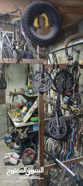تصفية محل دراجات هوائيه جديد ومستعمل بسعر مغري