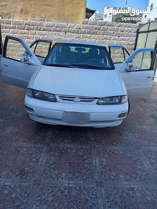 البيع كاش فقط او للبدل  غير قابل للتقسيط سيارة كيا سفيا موديل 1997  جير اتوماتيك ترخيص جديد