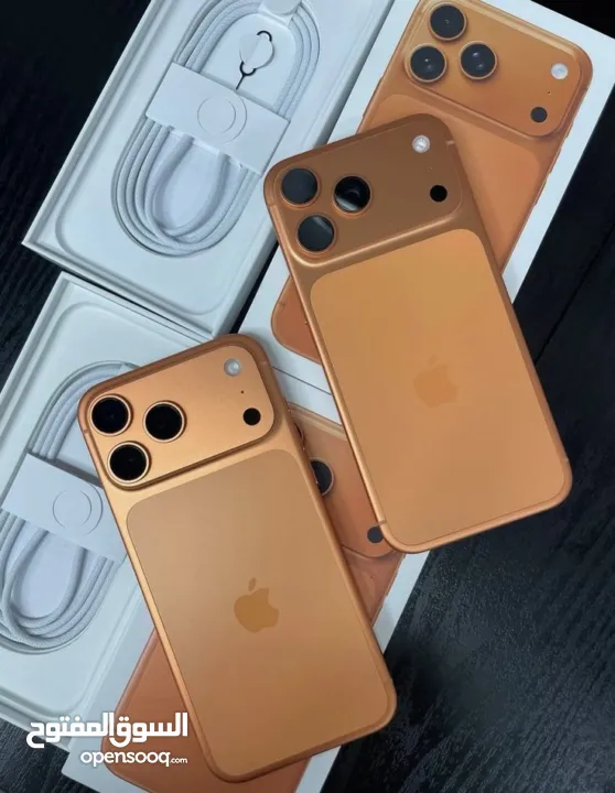 شروة آيفون 17 برو ماكس 265GB  بالكرتونة كفالة دولية للتواصل عبر الواتساب