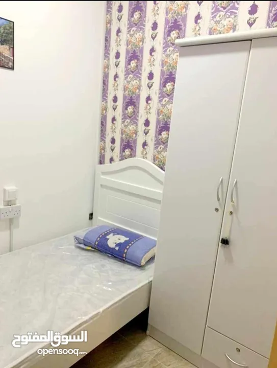 بدون عموله افخم سكن مشترك بنات وشباب في عجمان المويهات و الروضة شامل جميع الخدمات فرش جديد اول ساكن