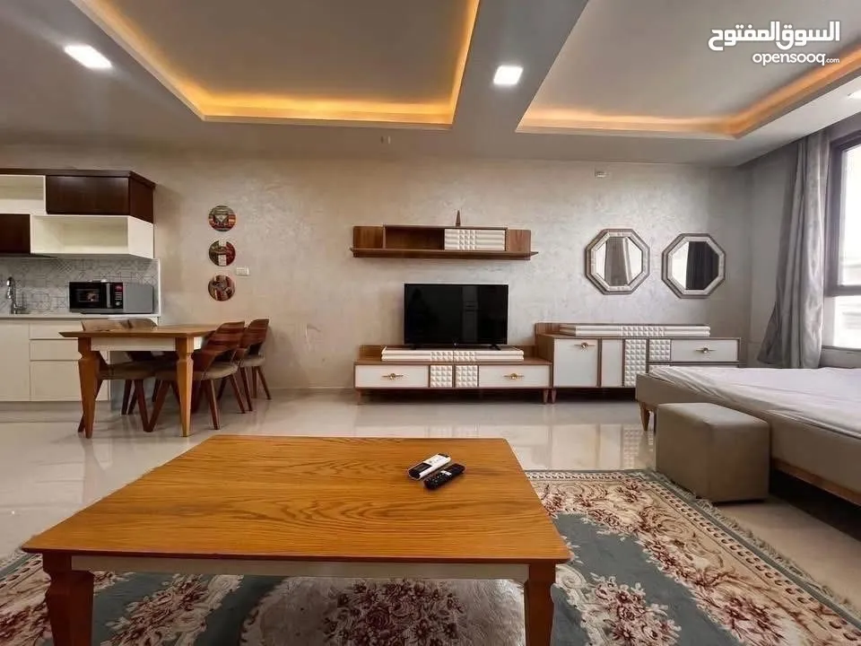 استوديو مفروش للايجار في رام الله قرب دوار  الساعه.