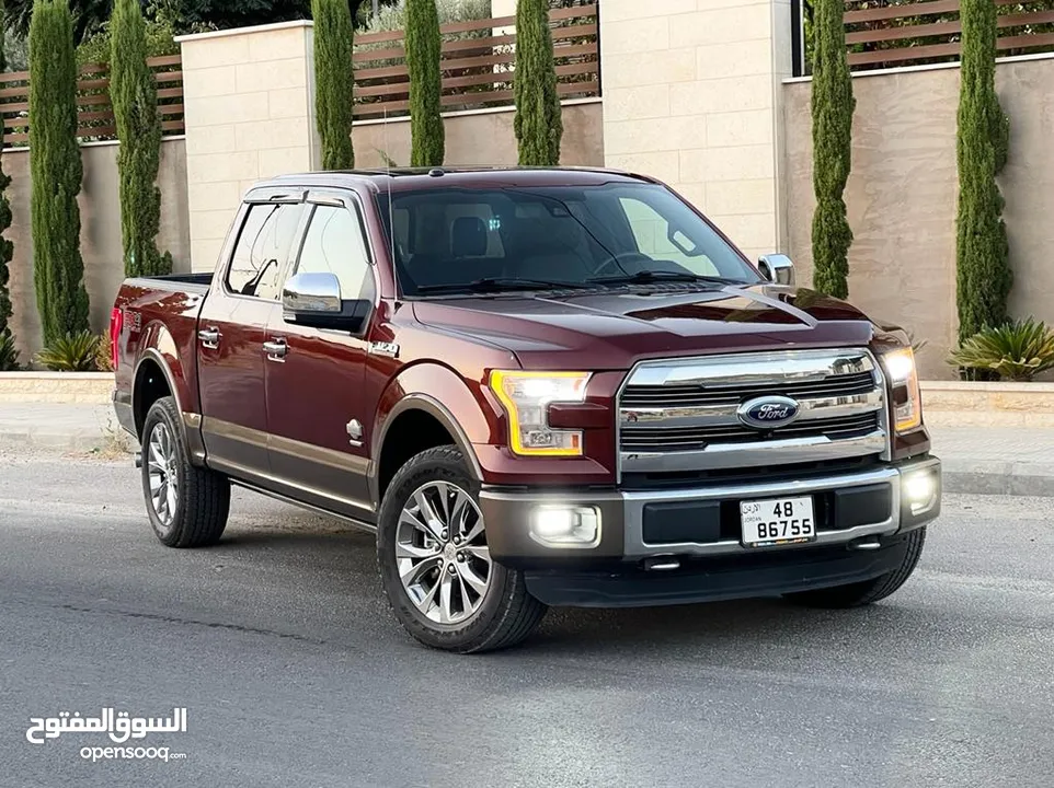 f150 KING RANCH   جديدة بمعنى الكلمة بدون اي حادث