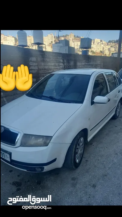 سكودا فابيا موديل 2002  اصل عمومي مستعمل السيارة بحاله ممتازه وبسعر حرق