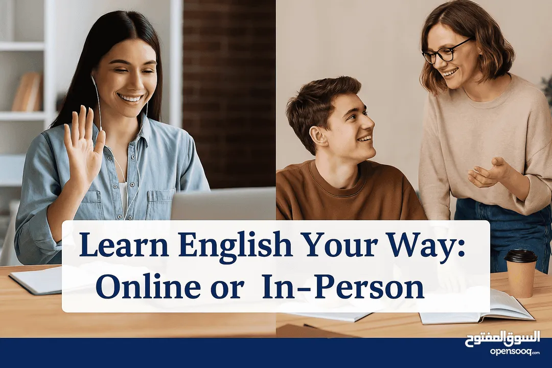 !Boost Your English Skills: Learn Online or Face-to-Face