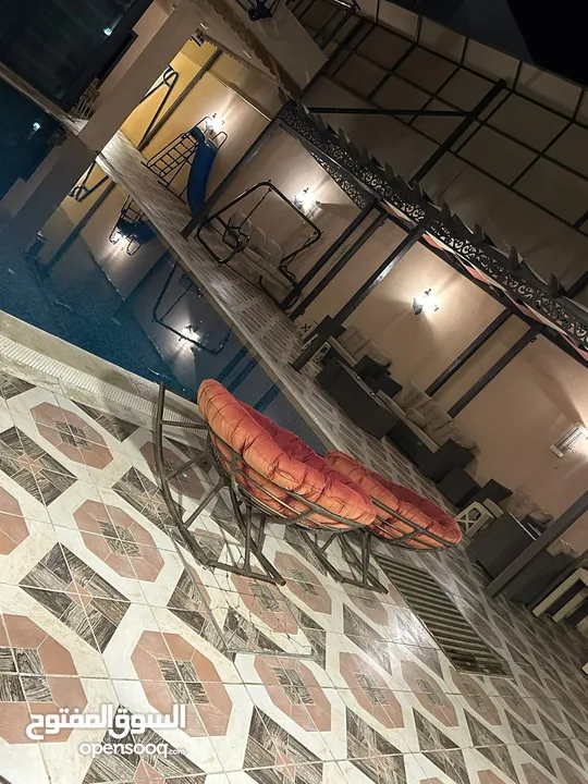 شاليه مسك - Misk Chalet للايجار / خدمات (vip) موقع واطلالة مميزة يبعد عن مرج الحمام 18 دقيقة