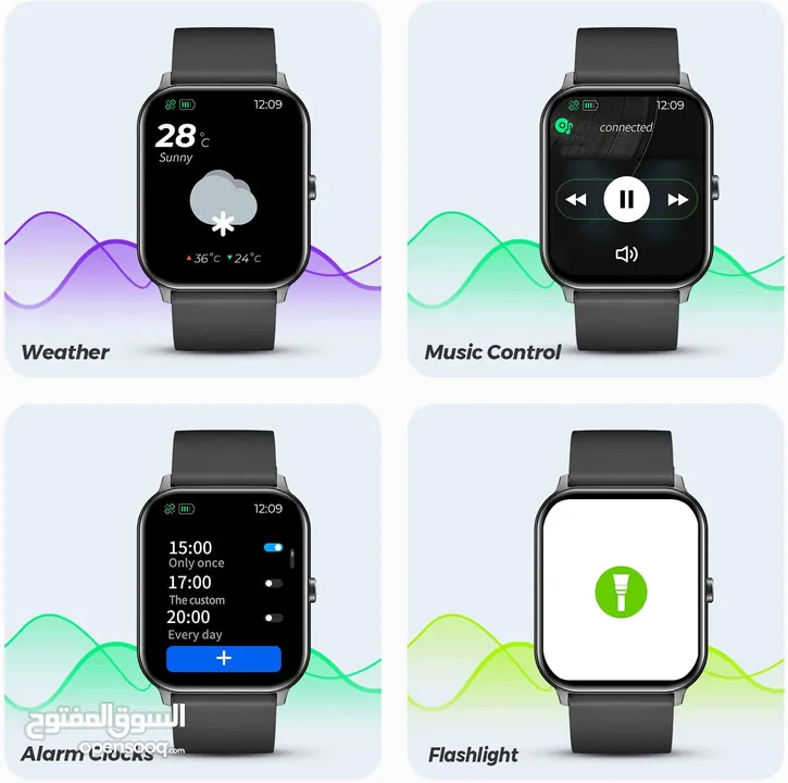 ساعة ساوندبيتس الجيل الثالث الجديده Soundpeats smart watch 3