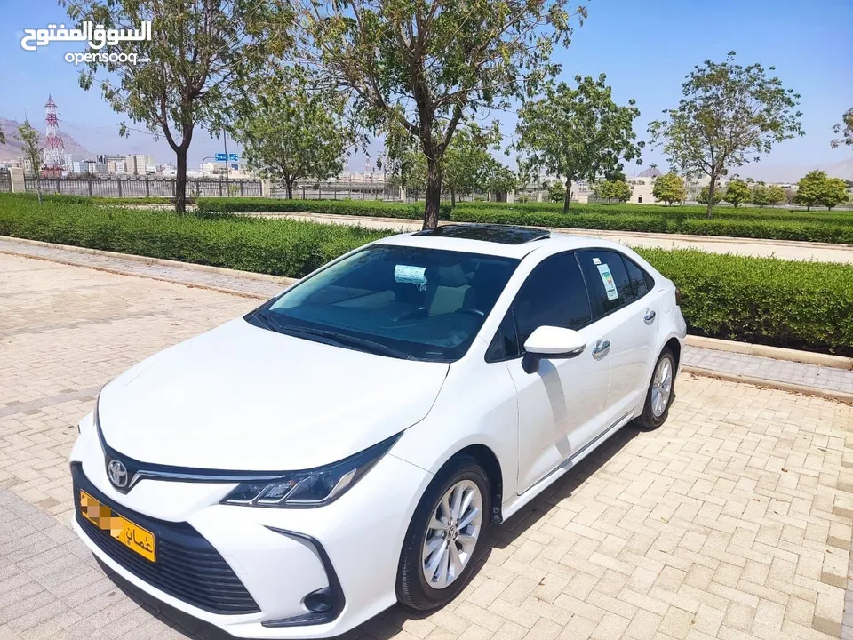 كورولا 2023 وكالة بهوان ممشى 8 آلاف كيلو فقط Corolla 2023 with only 8k KM under Bahwan warranty