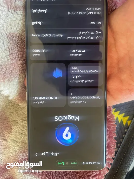 تليفون هونر x9b للبيع بحالة الوكالة