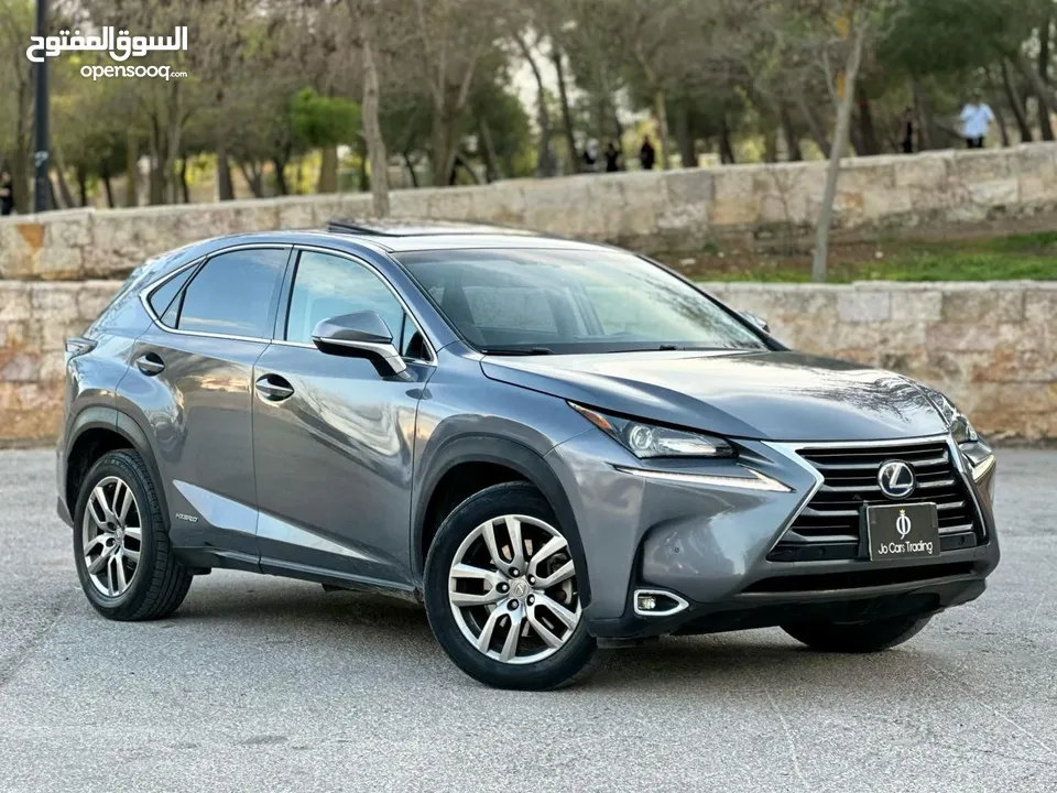 Lexus NX300H موديل 2015 فحص كامل كلين تايتل كاملة الاضافات بحالة ممتازة جدا