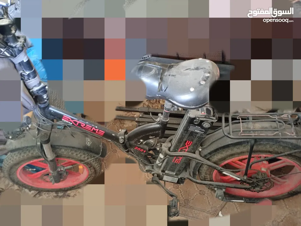 دراجه كهربائيه (بسكليت كهربا ) مستعمل حالته جيده جدا
