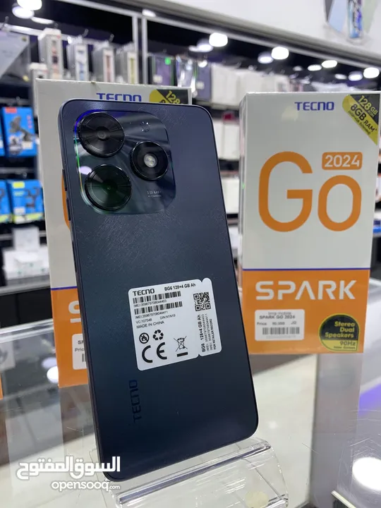 Spark Go 2024 (128 GB / 8 GB RAM) تكنو سبارك جوو 2024 الجديد كليا