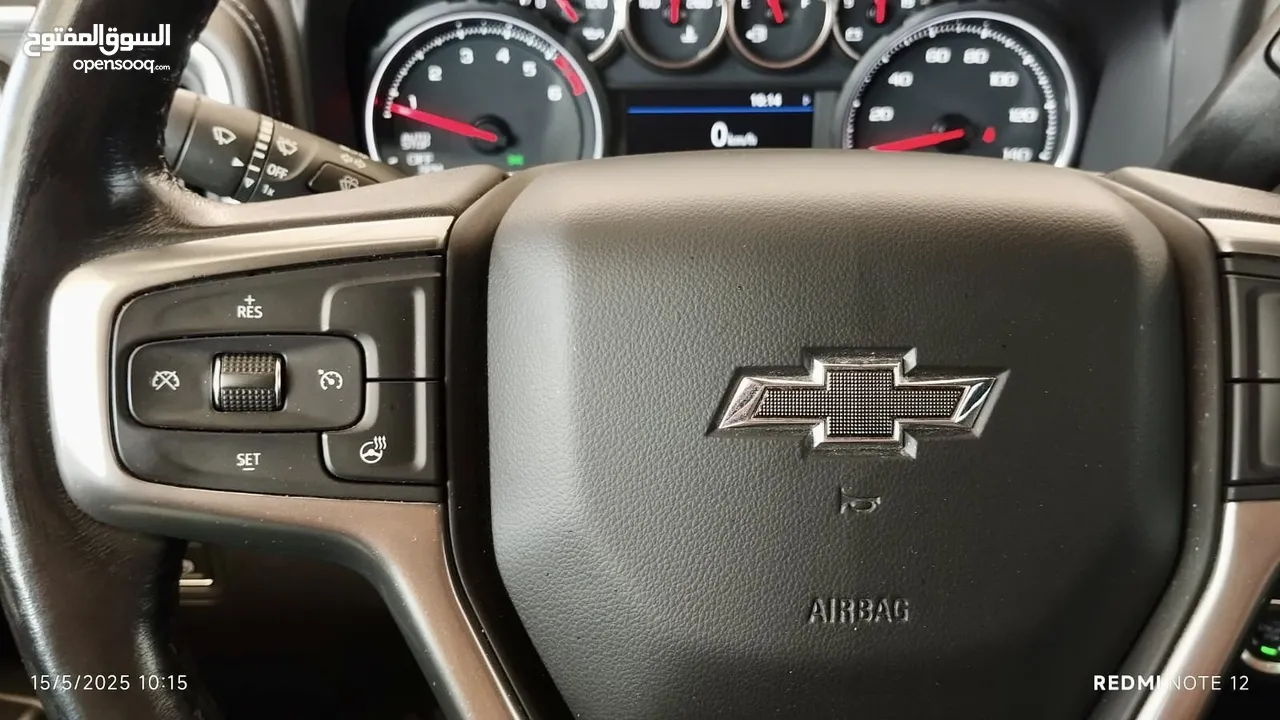 شفروليه سلفرادو 2021 RST Z71  فحص كامل 7 جيد  كلين تايتل جمرك جديد كلين كارفاكس محرك ديزل 6 سلندر