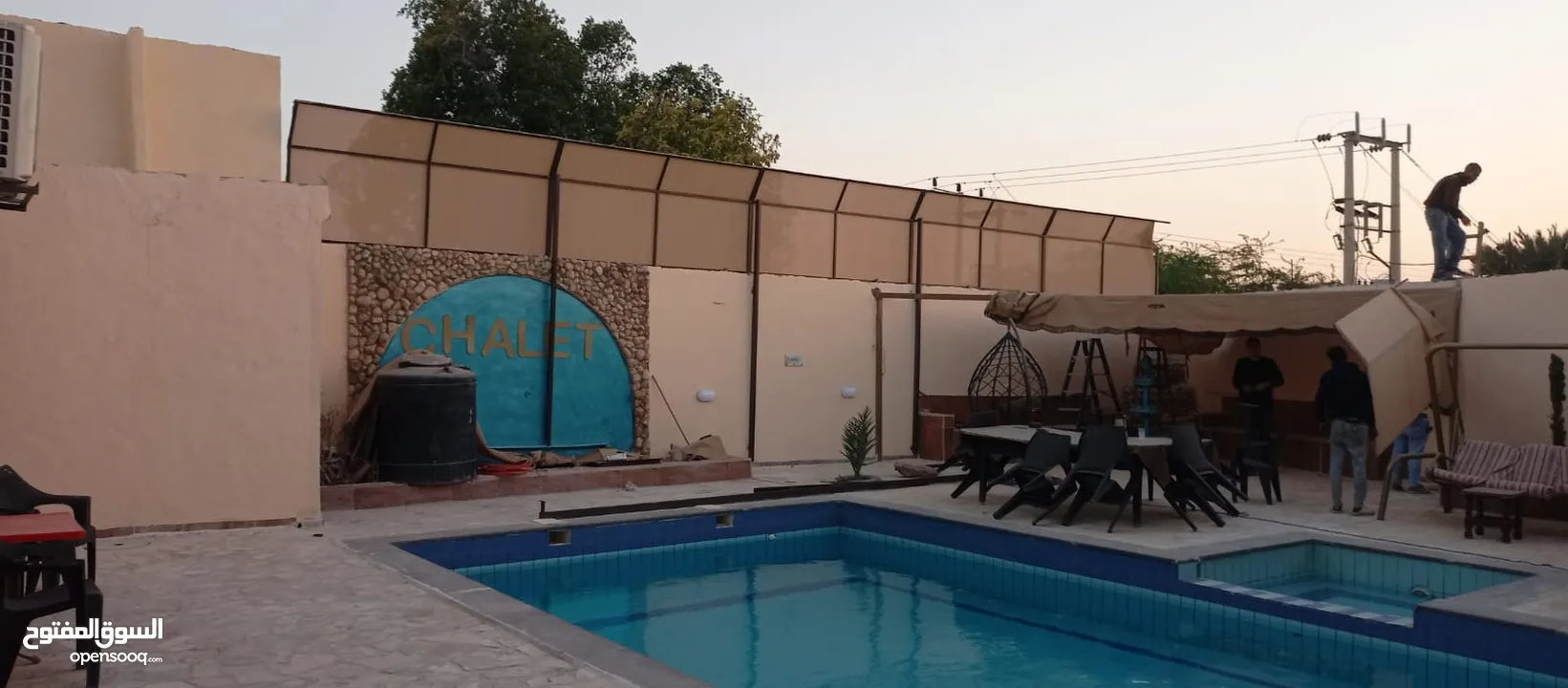 شاليه جميل جدا وعائلي بسعر نار ...من مالك مباشره  مع بيت من طابقين