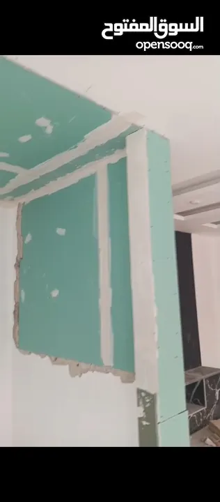 جبسون بورد الاسقف بأنواعه الابيض والأخضر والزهري والحديد بسماكه مختلف ومتنوع من زوايا وترك والاميجا
