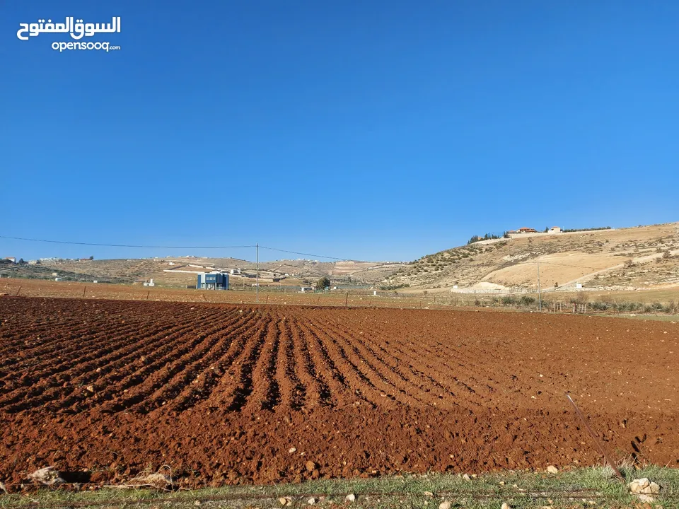 أرض في نادره دحل خربة المطوي شرق جرش