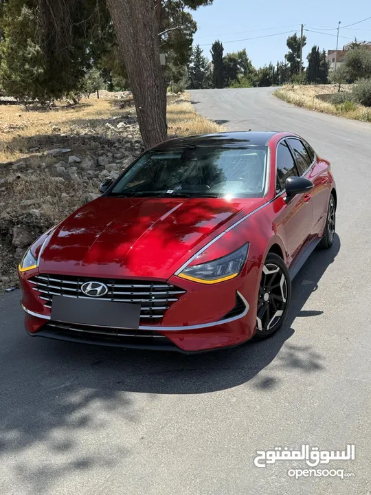 هيونداي سوناتا انسبريشن 2022 Sonata Black edition  سبورت حرة مميزة عداد قليل 49 الف km فحص كامل فل
