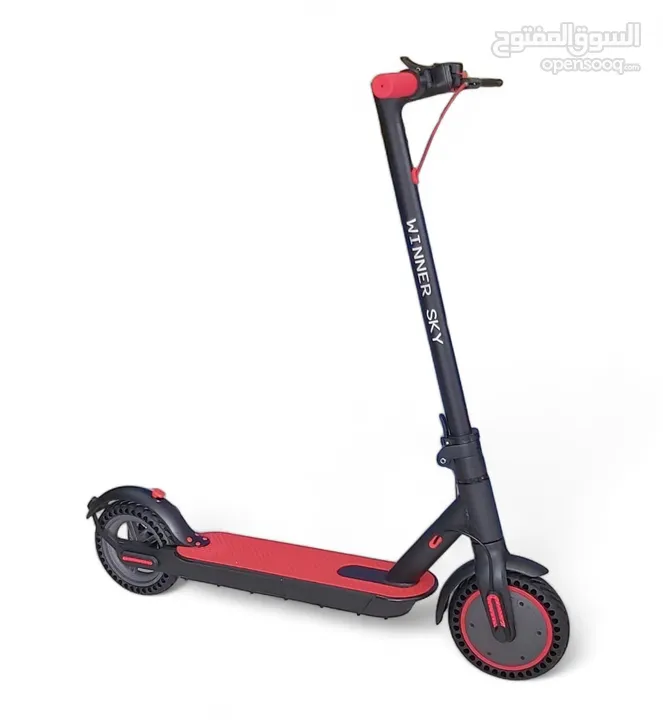 Types of scooters are available, with delivery  انواع السكوتر service available