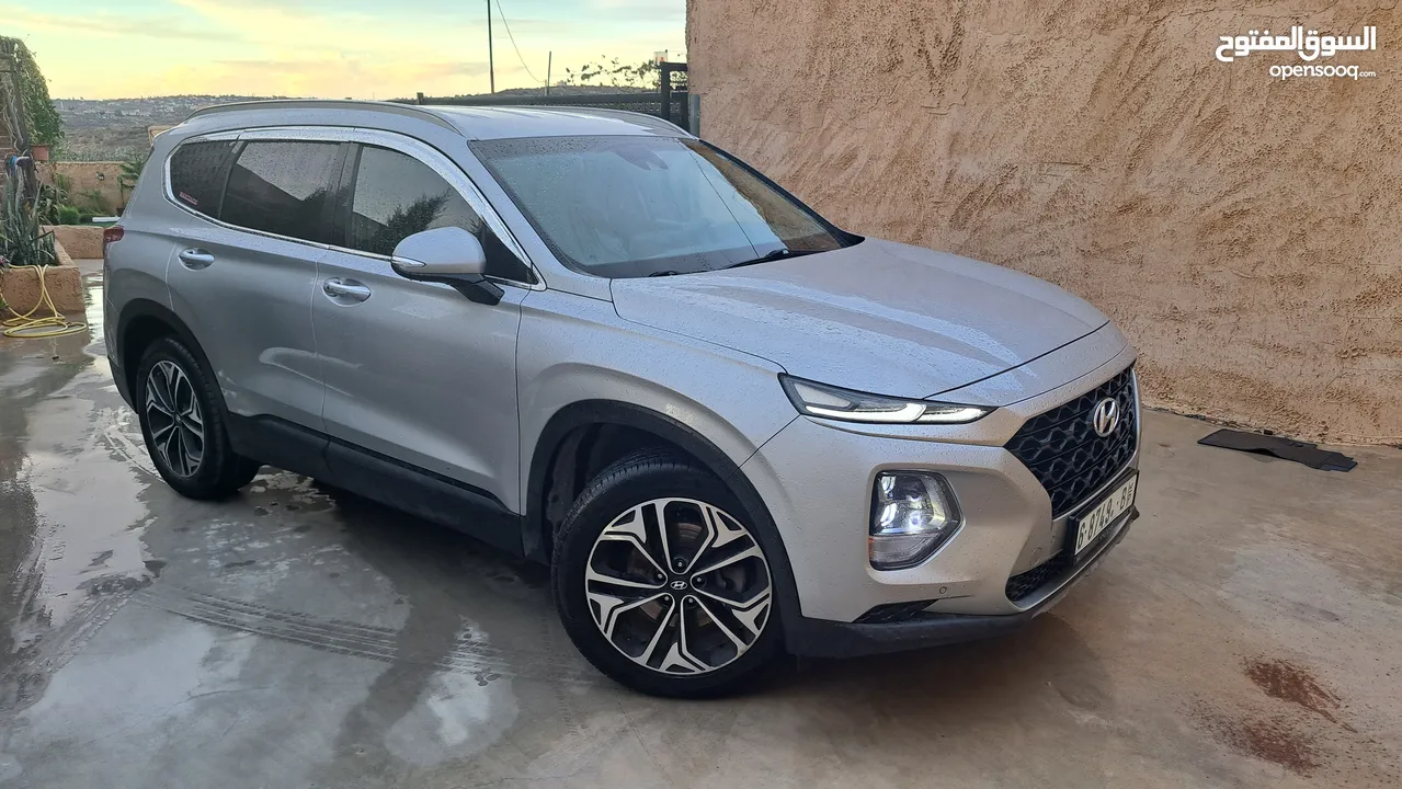 عررض مغرري عالكاش هونداي سنتافيه 2020 فل فل بدون فتحه 4×4 هوك مرخص يد اوولا