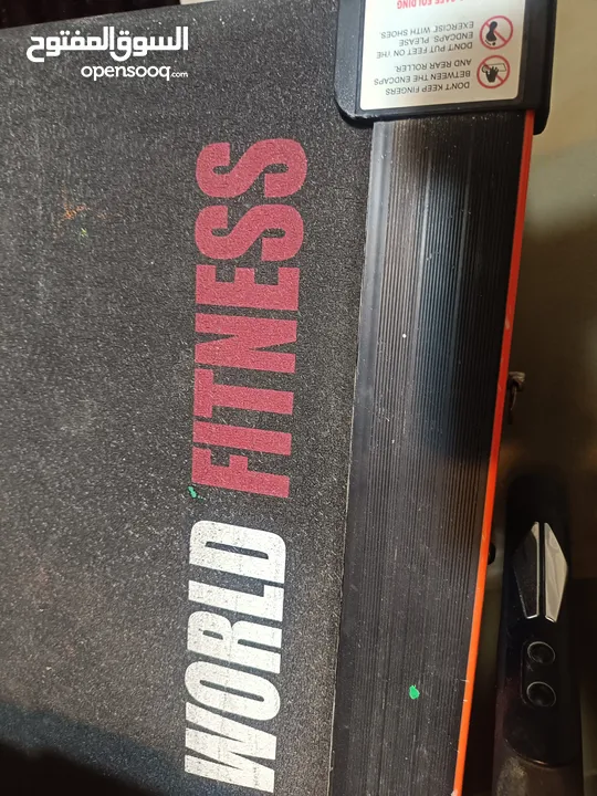 treadmill device world fitness جهاز جري