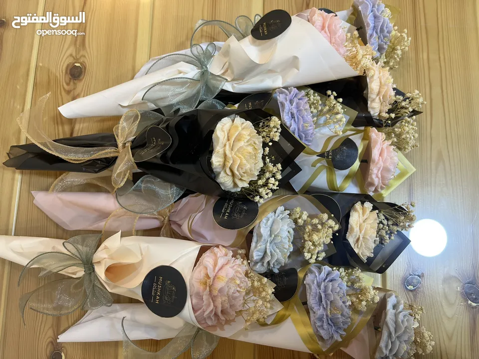 باقات وتوزيعات من الشمع تضيء مناسباتك مشكاة   هدايا وتوزيعات من القلب بتصميم مميز  مشكاة