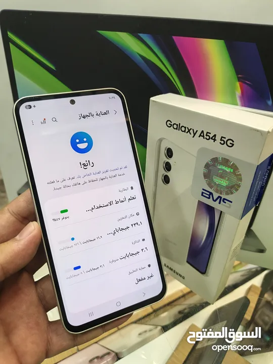Samsung A54 5G وارد الوكيل BMS 256 GB بحالة الوكاااله
