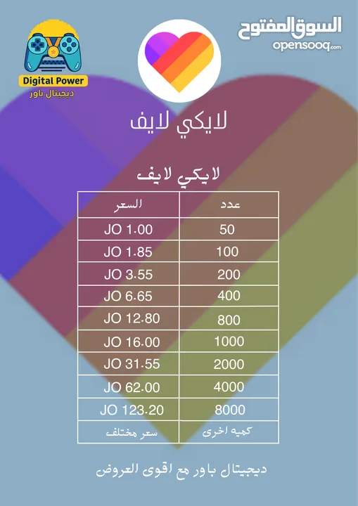 مرحباً بكم في ديجيتال باور للألعاب والبرامج! شحن جميع العابك في مكان واحد والتطبيقات