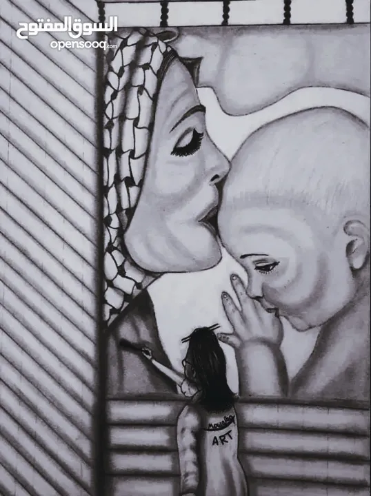 لوحات سريالية اصلية رسم يدوي