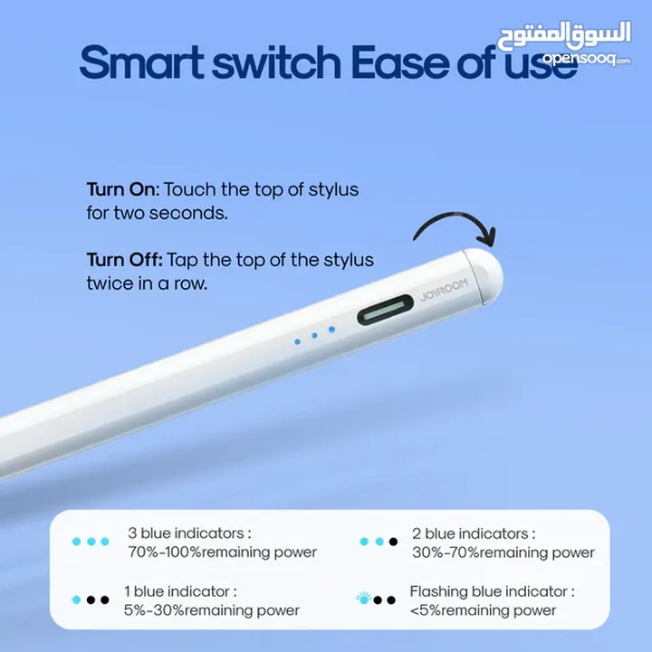 JR-X9S Active Stylus Pen  (with Replacement Tip*2) قلم رسم بلوتوث لابتوب تابلت كلشي مخصص للرسم