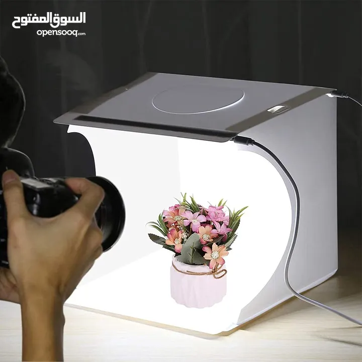 صندوق تصوير للمنتجات 40X40 CM LED Lightbox Studio Portable Photo Box