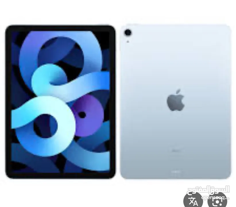 APPLE IPAD AIR 6 256 g ابل ايباد اير 6 256 جيجا  كفاله 1 من ابل  وسنتين من اكشن إكسبرس
