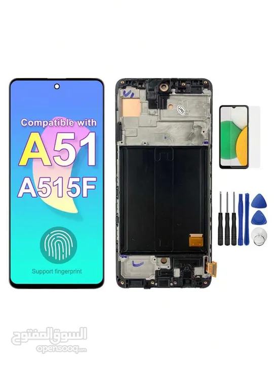 ‎شاشة سامسونج A51  أصلي شركة 100%   , SAMSUNG A51 ORIGINAL LCD