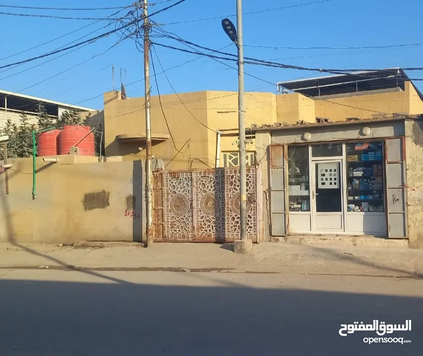 سلام عليكم بيت بل بهادريه تجاري قرب دائره كهرباء  وبي محلات تجاريه