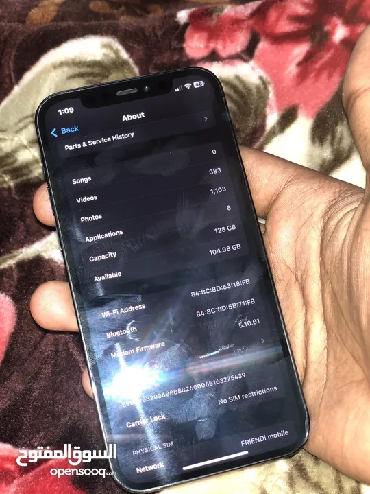 iPhone 12 Pro 128gb for sell//ايفون 12 برو 128 جيجا للبيع