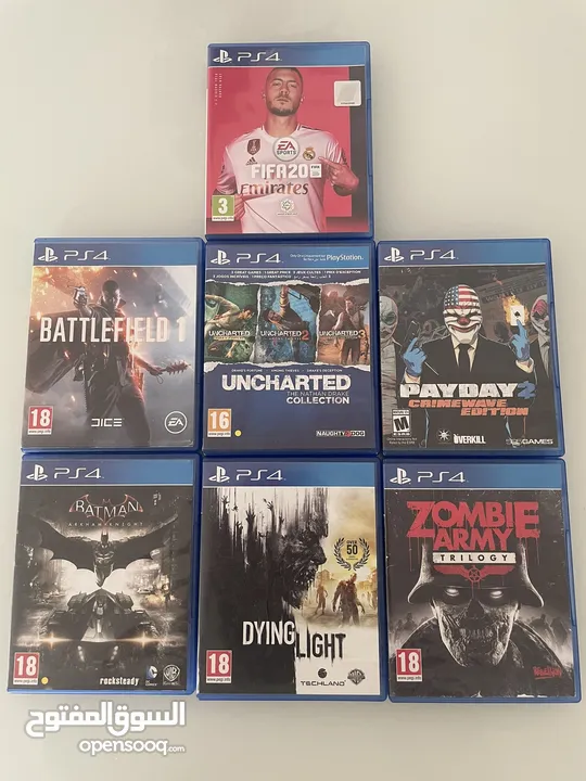 PS4 CD games for sale