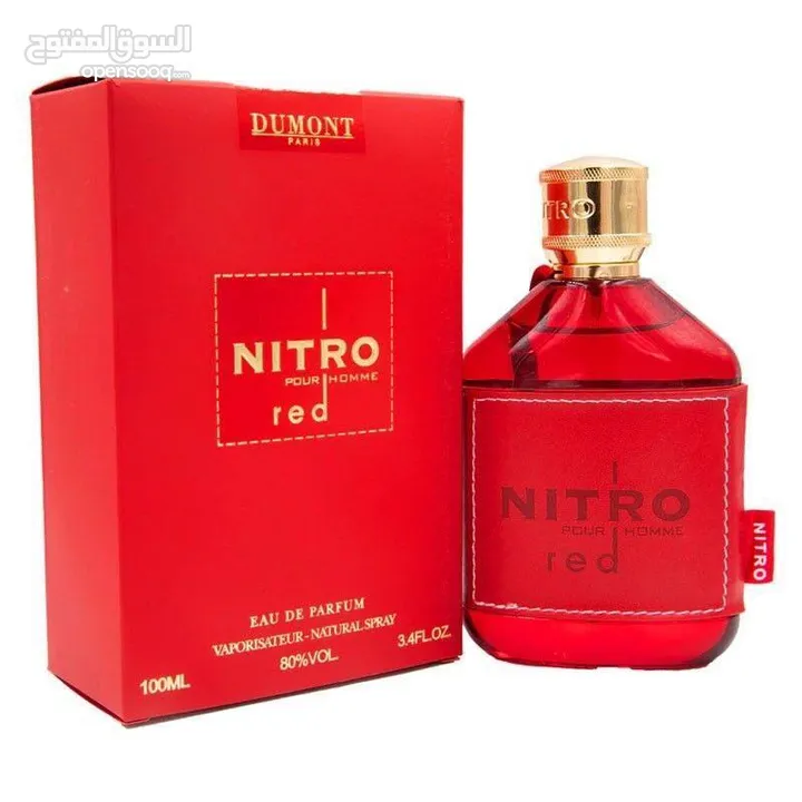 عطر نيترو ريد (الأحمر) من ديمونت للرجال سعة 100 مل