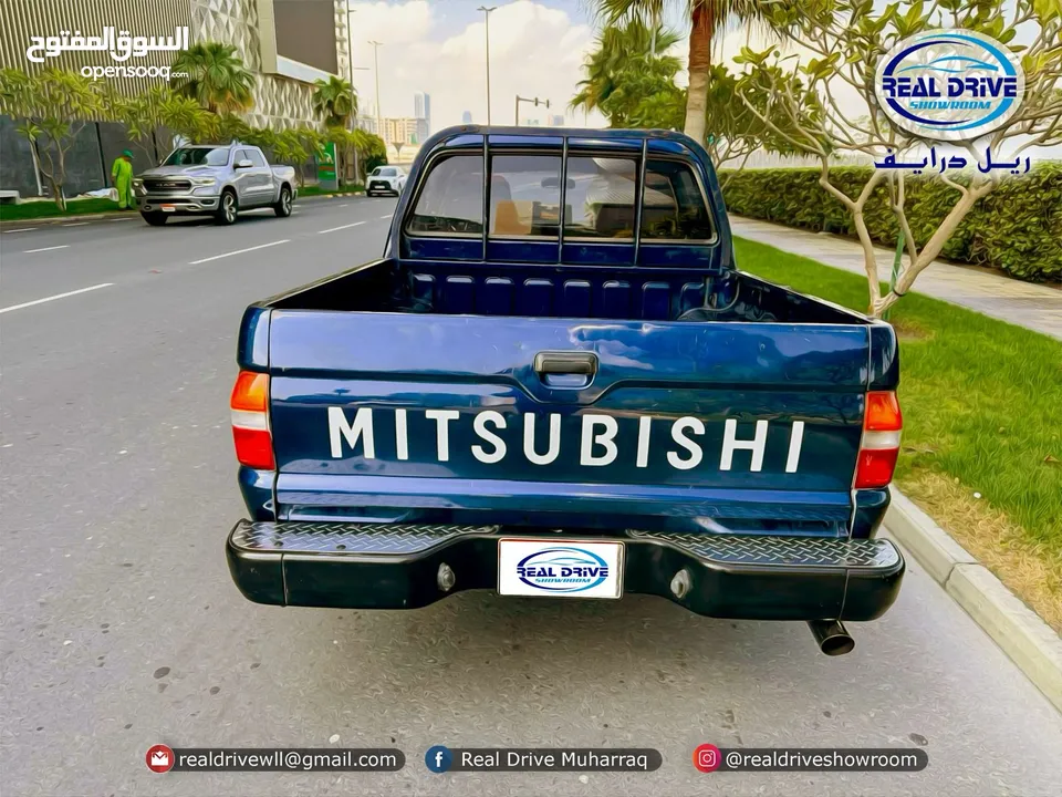 MISTUBISHI L200  DOUBLE CABIN   Year-1999  Engine-2.4L  4 Cylinder   Colour-blue  Odo meter-193k