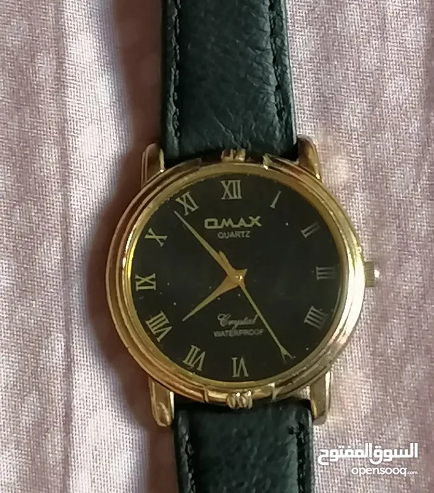 ساعة أومكس ياباني شغالة مية بالمية بحالة الوكالة