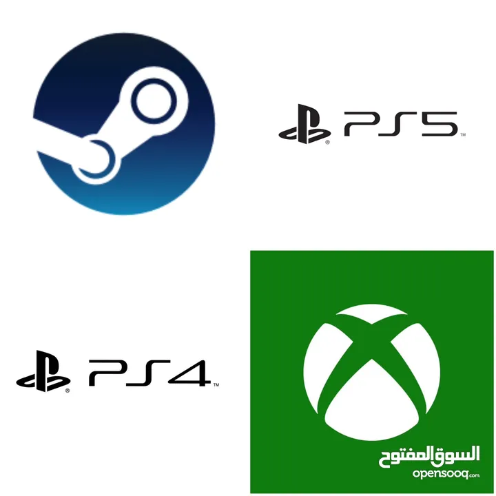العاب Steam  XBox  Playstation 4  5