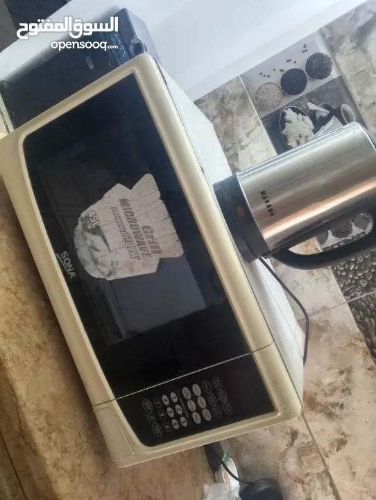 مايكرويف سونا 45 لتر شغال عالفحص