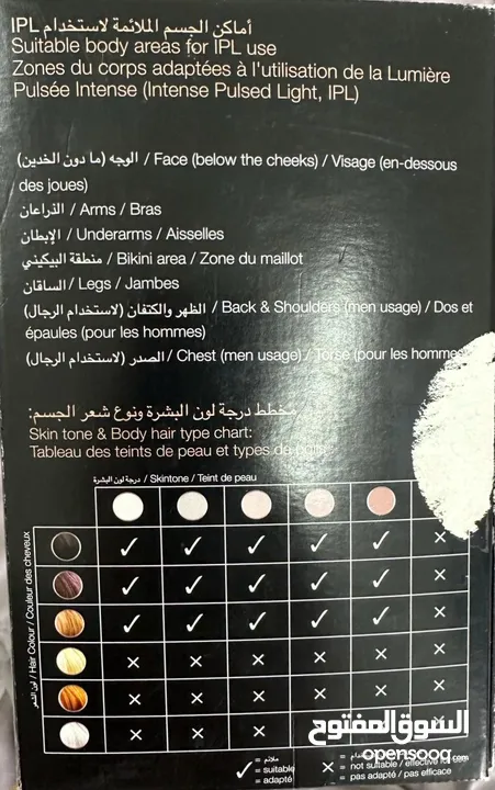 جهاز ليزر يستقبل الالوان الغامجه