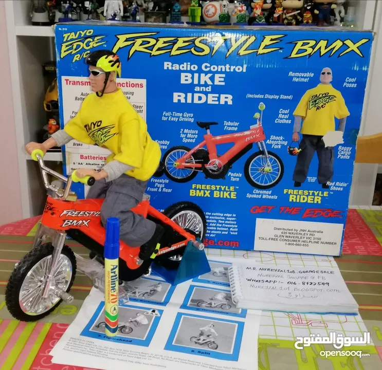 لعبة الدراجة الهوائية تحكم عن بعد للاطفال امريكي ماركة bmx سعر مميز فقط