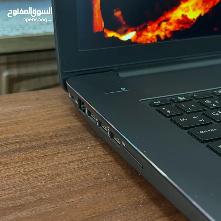 لابتوب الوحش HP ZBOOK G3، شاشة كبيرة 17.3، كارت شاشة خارجي، كور i7  فئة HQ، رام 8 كيكا ، SSD 256