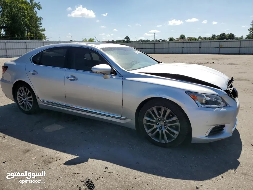 تم الوصول LEXUS LS 460 2013 شورت ارباكات وكالة وارد امريكا اوراق جمارك البيع بالحادث