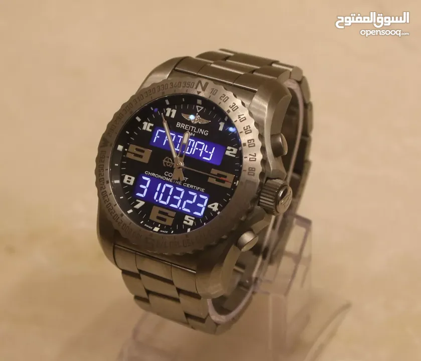 Breitling Cockpit B50 Professional EB5010 Black Dial Titanium full set box paper