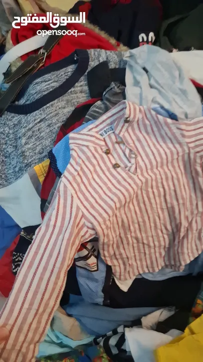 ملابس ولادي مشكله من عمر سنه ل 8 سنوات مشكله صيفي وشتوي الحبه بربع فقط بسعر البلاش