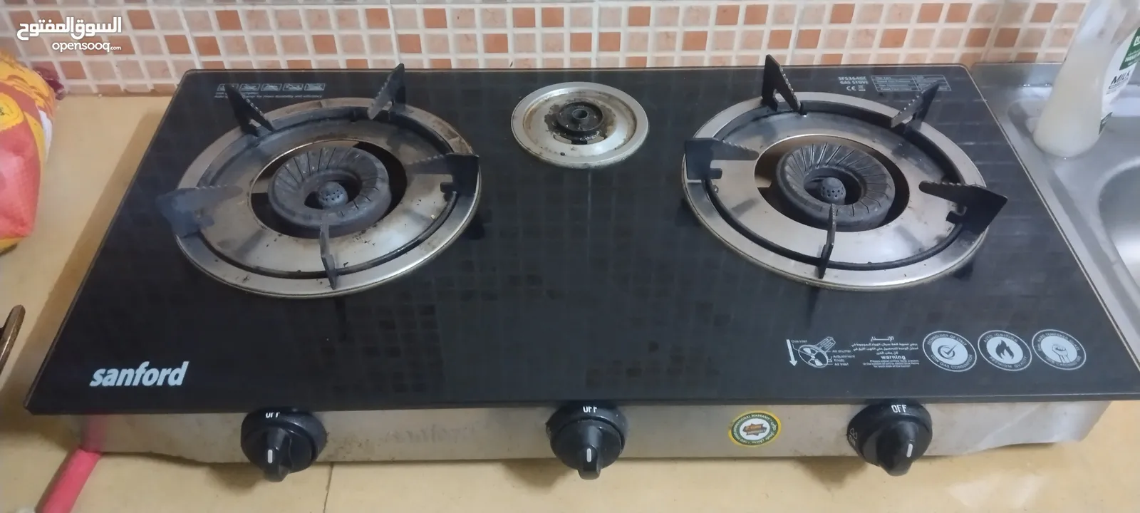 Gas Stove and Fridge